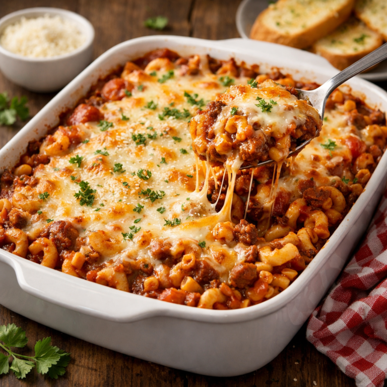 Johnny Marzetti Casserole