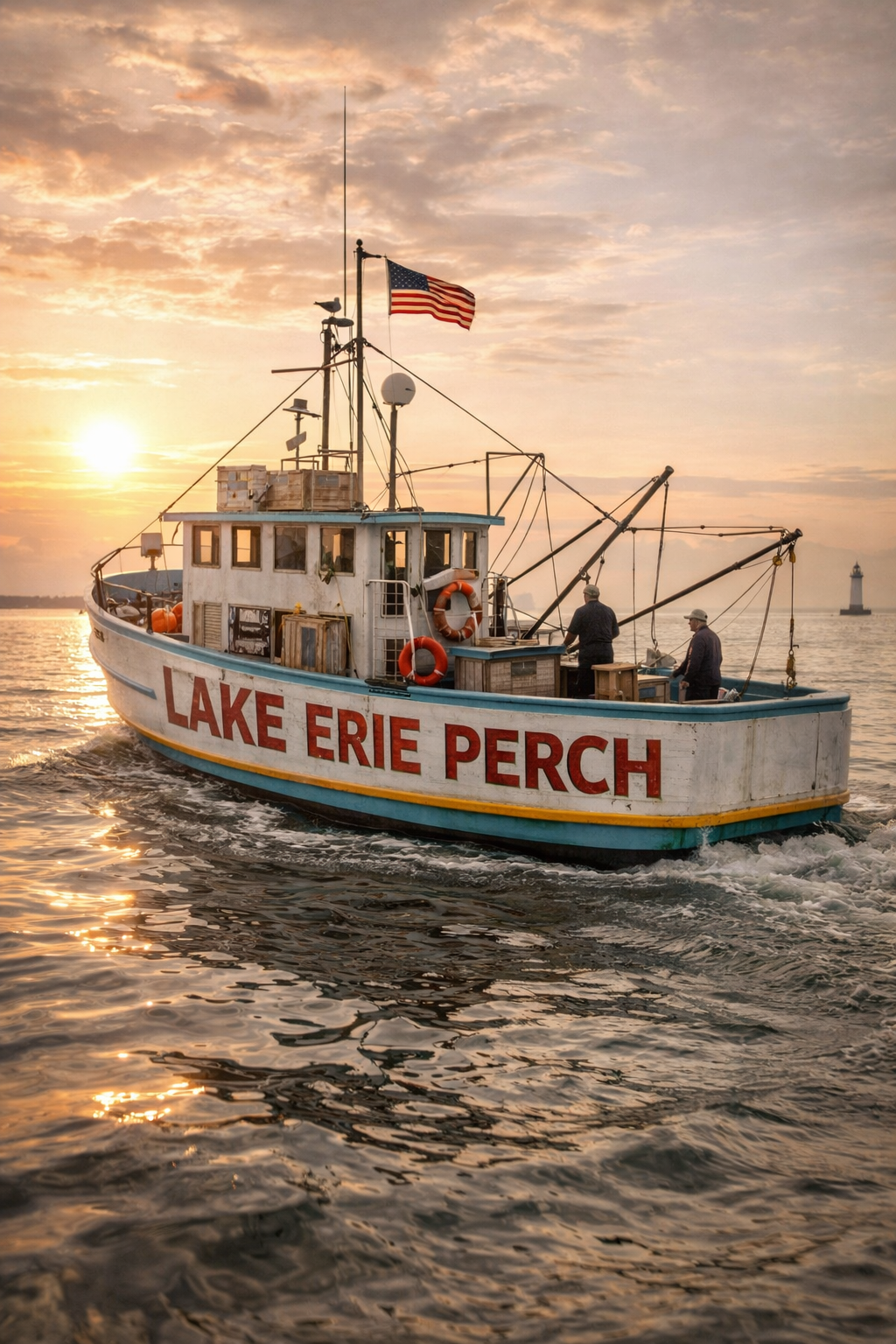 Lake Erie fishing boat on the North Coast