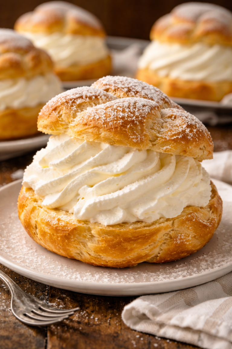 Schmidt’s-Style Jumbo Cream Puffs (German Village Legend)