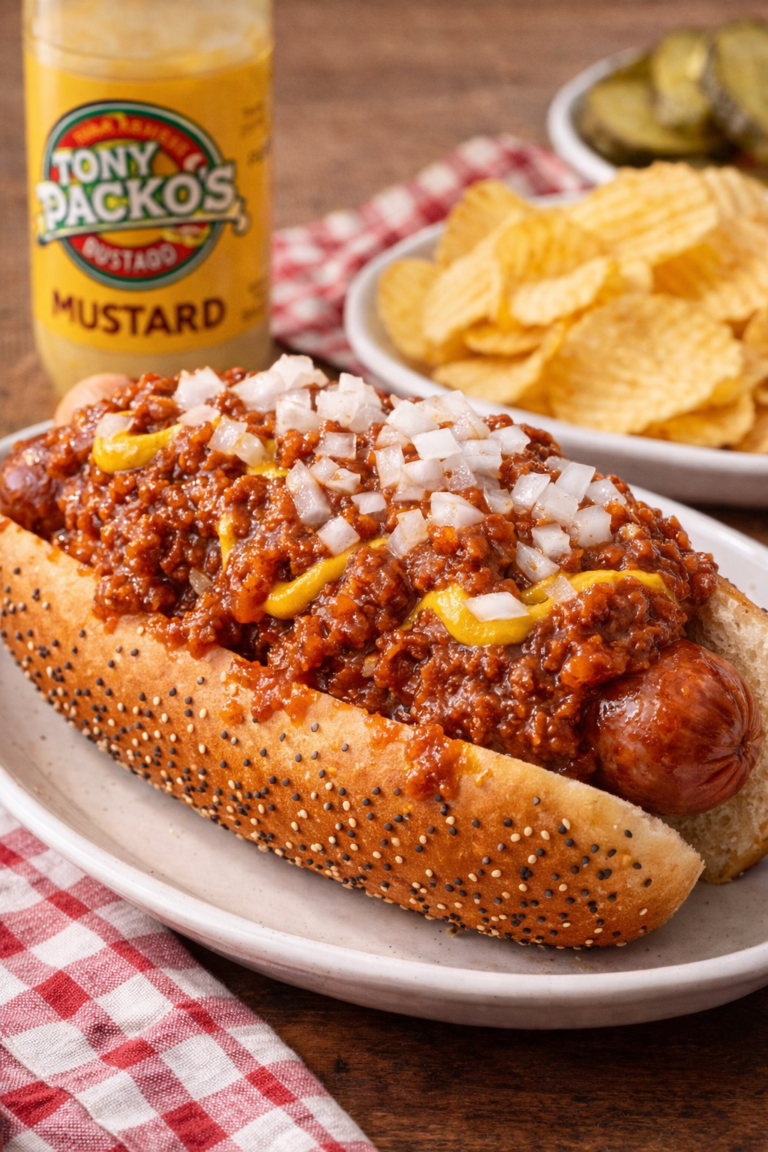 Tony Packo’s Chili Dog (The Hungarian Dog)